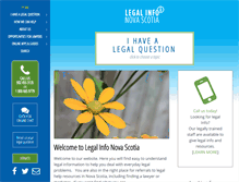 Tablet Screenshot of legalinfo.org